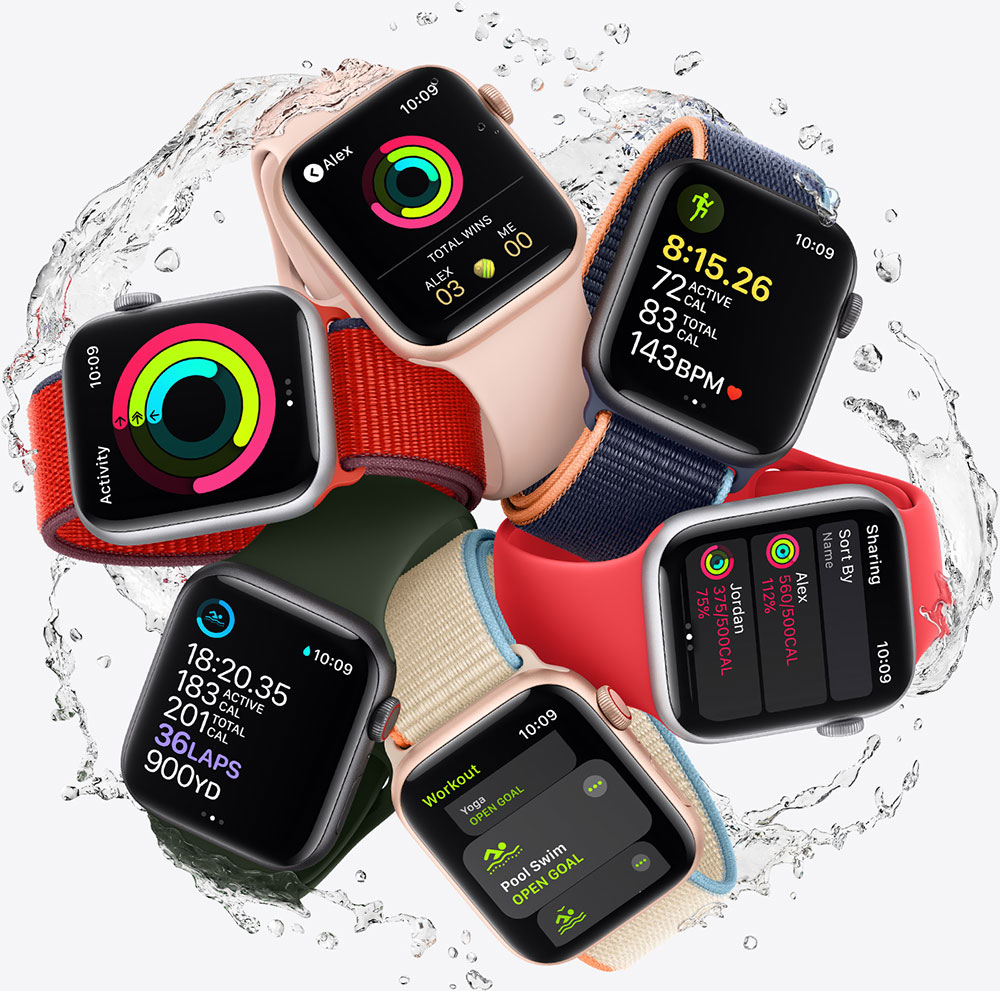 APPLE Watch Nike SE (v2) GPS + Cellular, 44mm Space Grey Aluminium